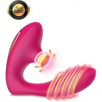 PureVibe Air-Pulse Massage Lover Duo Luchtdruk Vibrator - Vibrators voor Vrouwen - Seksspeeltjes - Roze
