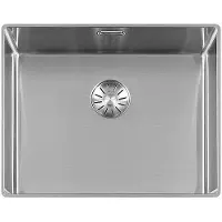 Lorreine Slim Series spoelbak 50x40cm RVS 50SL1016
