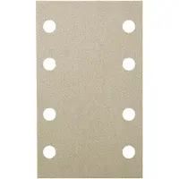 Ivana Schuurschijf Klittenband Rechthoek 8-Gats Korrel 80 80x133mm - 10 Stuks