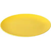 Koziol Bord, Platte Schaal, ø 26 cm, Strong Geel, Organic Bio-Circular - | Nora Plate M