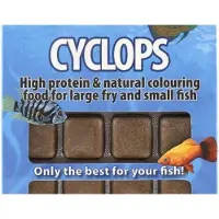 RUTO Cyclops blister diepvriesvoer 100 gram | portieblokjes voor aquariumvissen Diepvries