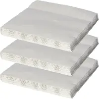 Givi Italia Feestelijke servetten - 80x - zilvergrijs - 3 laags - 33x33cm