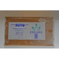 RUTO Cyclops diepvriesvoer flatpack 1000 gram | voor kleine en opgroeiende aquariumvissen Diepvries