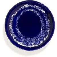 Serax Ontbijtbord Feast Tableware By Ottolenghi Dark Blue Dots White S 19 cm