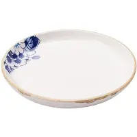 HEINEN - Blauw Bloesem - Gebakbordje 16cm h2cm
