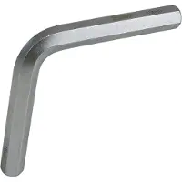 Icetoolz 10/10 mm in staal sleutel van 75 mm - Grijs