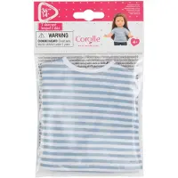 Corolle Ma kleding Striped T-Shirt - Grey 36 cm