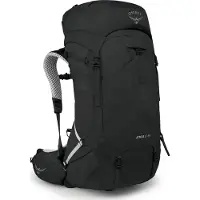 Osprey - Trekkingrugzakken - Atmos AG LT 65 Black voor Heren - Maat L/XL - Zwart