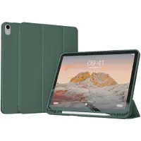 Accezz Smart Silicone Bookcase voor de Apple iPad 11 (2025) 11 inch A16 / iPad 10 (2022) 10.9 inch - Donkergroen