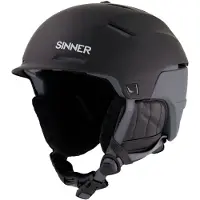 Sinner Skihelm Beartooth Matte Black Dark Grey-55 - 58 cm