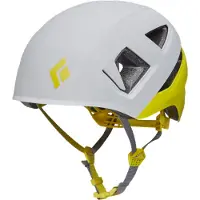 Black Diamond - Klimhelmen - Capitan Helmet Kid's Mips Alloy/Ultra Yellow voor Unisex - Wit