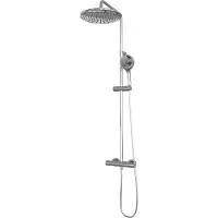 Brauer Chrome Carving opbouw regendouche met 30cm douchekop en 3 standen handdouche chroom