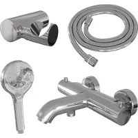 Brauer Chrome Edition thermostatische badkraan chroom set 4