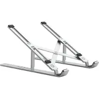 Lingchen Universele Ergonomische Aluminium Laptop standaard - 11.6 tot 15.4 inch - Zilver