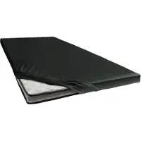 Cinderella Topper Hoeslaken Black (Jersey)-180 x 200/210 cm