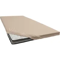 Cinderella Topper Hoeslaken Taupe (Jersey)-140 x 200/210 cm