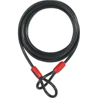 ABUS Kabelslot - - Cobra 8/200 - Diameter 8 mm - Lengte 200 cm - 2 Lussen