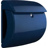 Burg wachter PIANO 886 Marine Blue Brievenbus Kunststof Blauw