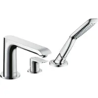 Hansgrohe Metris Afbdeel 3-Badrandmengkrn Chr
