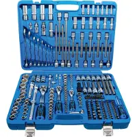 Bgs Gereedschap doppenset profi BGS 1/4 + 3/8 +1/2 213-delig