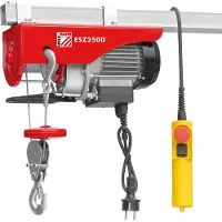 Holzmann Maschinen ESZ250D_230V Elektrische kabellier Draagkracht (met keerschijf) 250 kg Draagkracht (zonder keerschijf) 125 kg