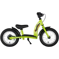 Bikestar Classic loopfiets, 12 inch, groen unisex