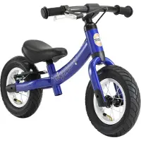 Bikestar Sport, 2 in 1 meegroei loopfiets, 10 inch, blauw unisex