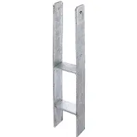 Alberts Beslag H-paalhouders lichte breedte 101 mm