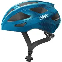 ABUS Fietshelm MACATOR steel blue S - 51-55 cm - blauw - Geschikt voor gebruik op elektrische fietsen - stadsfietsen - 280 g