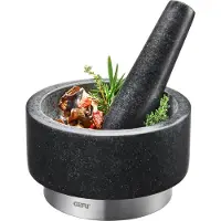 GEFU X-PLOSION Vijzel - Granieten Vijzel met Stamper - Ø 17 cm