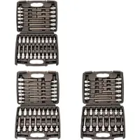 Kraftmann Assortiment bitmoffen Vierkantaandrijving 12,5 mm (1/2") 88 st. (1x XZN M14, Binnenzeskant 1-6 mm, 1x XZN M5, 1x XZN M6, 1x XZN M8, 1x XZN M9, 1x XZN M10, 1x XZN M12)