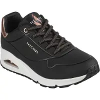 SKECHERS Sneakers laag 'Uno' rose-goud / zwart
