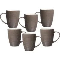 Ritzenhoff & Breker Koffiemok "SUOMI", taupe, 0,31 l gemaakt van porselein, vaatwasmachinebestendig, hoogte: 100 mm, Kopje, Bruin