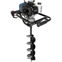Scheppach Grondboor EB2000 - Benzine 52cc 1,97pk - incl. 3 boren Ø 100 mm 150 mm 200 mm - Boorlengte 80cm