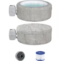Bestway Zurich Airjet 180x66 Cm Inflatable Hot Tub Transparant 669 Liters