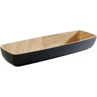 Multi APS Schaal Frida 84565 53x16,2cm Melamine zwart (84565)