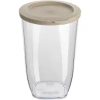 SmartaSaker - Connect Voorraadpot Rond 1,5 liter - Kunststof - Bruin
