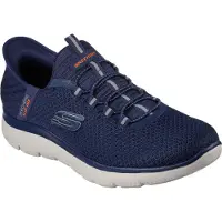 SKECHERS Sneakers laag navy / lichtgrijs / oranje