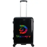 Discovery Stencil Harde Koffer / Trolley / Reiskoffer - 67 cm (Medium) - Zwart - Zwart / Medium