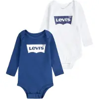 Levi's Kids Body met lange mouwen LS 2PK BATWING BODYSUIT (2-delig)