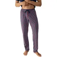 Mey pyjama broek blauw gestreept katoen