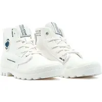 Palladium Veterlaarsjes 'Pampa' lichtblauw / geel / oudroze / wit