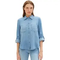 Tom Tailor Blouse blauw denim