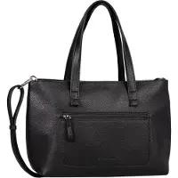 Tom Tailor Tassen Elis Zip Shopper, damesaccessoires, tassen, zwart, voor vrijetijdskleding
