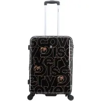 Discovery Gold Harde Koffer | Trolley | Reiskoffer Valies - 67cm (M) - Bedrukt / Medium