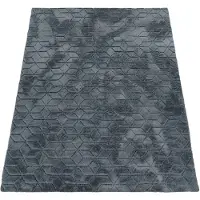 Paco Home Tapijt Bubbel Woonkamer Slaapkamer Hoogpolig bont Geometrisch ontwerp 3D 60x100 cm