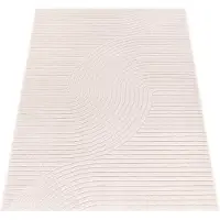 Paco Home Vloerkleed Voor Binnen En Buiten Balkon Terras Scandinavisch Boho Eenkleurig 160x230 cm