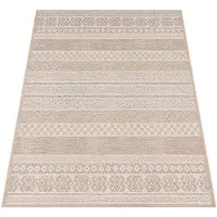 Paco Home In-& Outdoor Vloerkleed Balkon Terras Keukenvloerkleed Modern Boho Ethno Patroon 80x250 cm