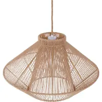 Beliani PALMETTO - Hanglamp - Beige - Papier