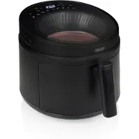 Princess 182270 Airfryer XL - Cyclonic Vision - 5L Heteluchtfriteuse - PFAS vrij - Skylight Kijkvenster en Digitaal Display - 8 Programma's en 1500W - Inclusief Grillrek en Shake Reminder - 182270